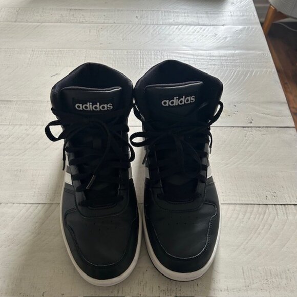 adidas adidas Hoops 2.0 Mid 'Black White' BB7207 - Picture 7 of 8